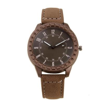 China Factory Fashion Automatic Date Women Luxury Quartz Watches Hot Selling Wooden Wristwatches Men Leather Leather Wooden Wristwatches for sale