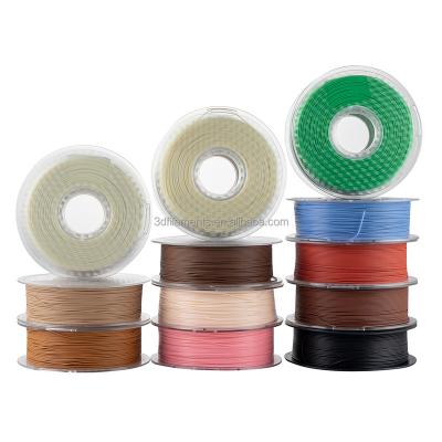 China Best Price Wood Pla Filament Wood Color 1.75mm 2.85mm Fill Filament 1.75 3.00mm For 3d Printer Sandal Wood 04 for sale