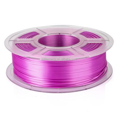 China Wholesale Filamento Pla Filament 1.75mm With Glossy Surface For Fdm Printers 03 Silk Purple for sale