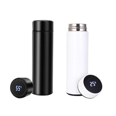 China PORTABLE Factory 500ml Stainless Steel Vacuum Insulated Display Flask Smart Thermos Temperature for sale