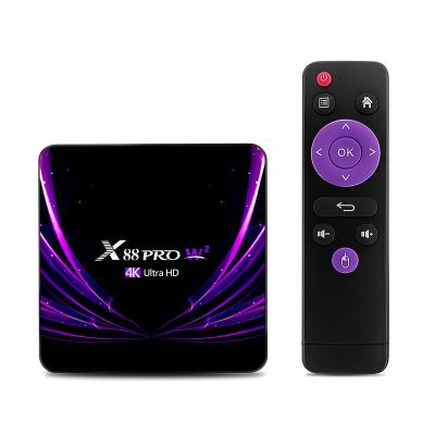 China 2024 Factory Direct Sales X88 PRO W2 2/4GB 16/32/64GB With Amlogic S905W2 Android 11 OS and 4K HD Video Player Wifi Tv Smart Box X88  PRO W2 for sale