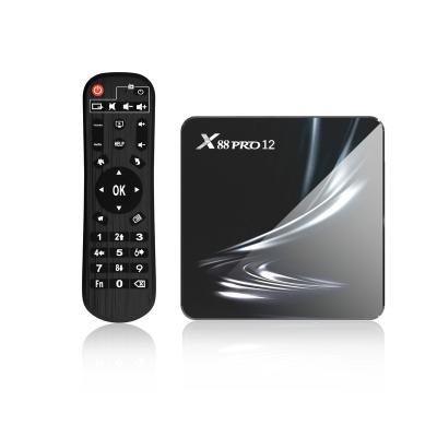 China Now Model X88 Pro 12 RK3318 Chipset Android12 4K HD TV Box With BT5.0  2.4G/5G Dual Band Wifi For Home And Advertisement Usage X88 Pro 12 for sale