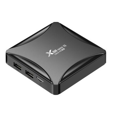 China Original Manufacturer Direct Wholesale Cheapest RK3528 Android 13 TV Box New model X88 mini 13 With 2.4G\5G Dual band Wifi6 X88 mini 13 for sale