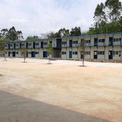 China WANBANG Cheap Prefab Parking Lot Steel Frame Store House Worker House for sale