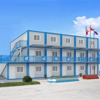 China Traditional steel structure modular container house office buiilding from China for sale