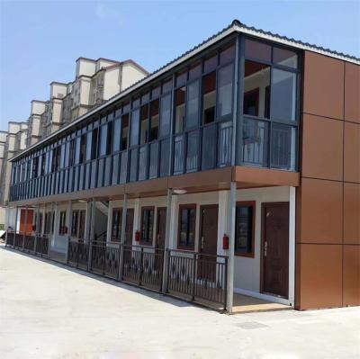 China Easily Assembled Folding Prefab Fiberglass Container Homes and Villas are Beautiful Made in China for sale