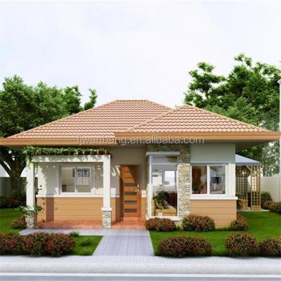 China WANBANG Parking Lot Luxury Prefab Steel Villa for sale