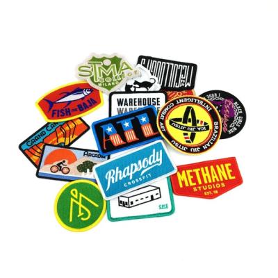 China Viable Factory Price Custom Embroidery Patch Iron On Embroidered Badge With Personalized Logo for sale