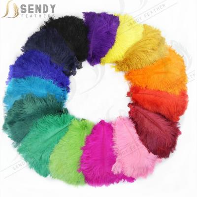 China Decorations 25-30cm 1 Pack 50 PCS High Quality Cheap Ostrich Feathers Drabs Decoration For Sale Carnival Costume DIY Arts Craft for sale