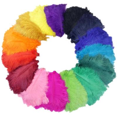 China Wholesale Decorations Factory Decor Natural Feather Ostrich Feathers Cheap Wedding Decoration Colored Feathers 10-12 Inch (25-30 cm) for sale