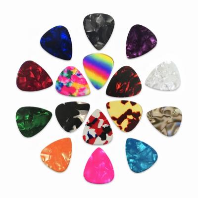 China All Kind Colorful Pearl Celluloid Guitar Cheerhas And Jewelry Gift Custom Printing Any Logo Guitar Picks for sale