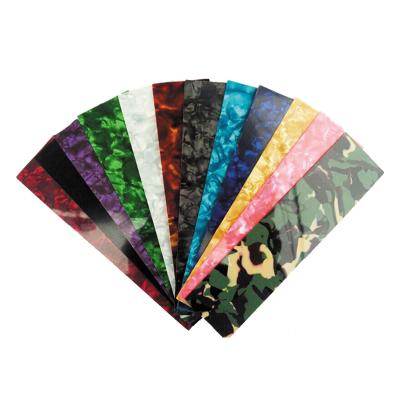 China Guitar Pick Color Pearl Celluloid Stamp Guitar Pick Strip Sheet for sale