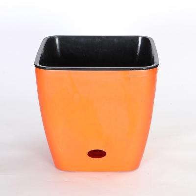 China Modern Marble Plant Pot Self Watering Pots For Indoor Plants Ceramic Potted Plant for sale