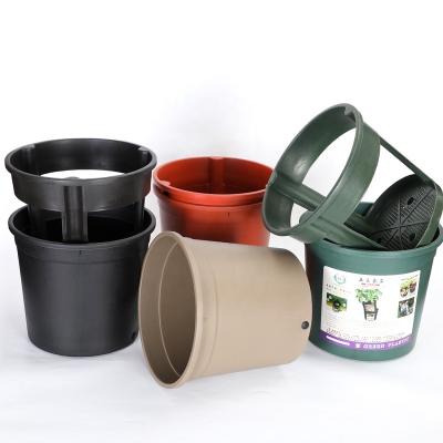 China New design modern colorful plastic flower pots/new garden products flower planter pots for sale