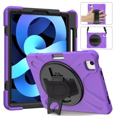 China Shockproof Shockproof Stand Case with Hand Strap Function Cover for Samsung Galaxy Tab A7 Lite Pro 10.1 Active SM-T540 / SM-T545 for sale