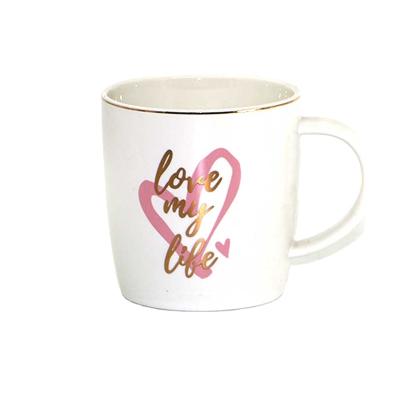 China Viable Promotional Custom Mug Sublimation Porcelain Mugs BSCI Mugs Coffee Mugs Ceramic White Mugs for sale