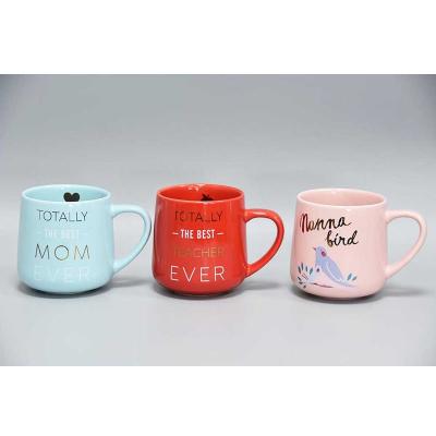 China Viable Hot Sale Drinkware Porcelain Tableware Mug Kitchen Ceramic Coffee Mugs With Handle for sale