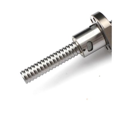 China Small Ball Screws TBI 16mm Precision Support Shaft Ball Screw High Accuracy Linear Ground Telescopic Double Screw Driveescopic Nut for sale