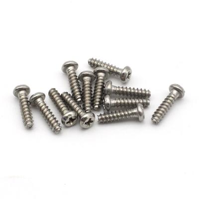 China Triangle Groove Applications Security Fasteners Customized Electrical Appliance Half Thread Screws Pan Head Plastic Phllips Screw for sale