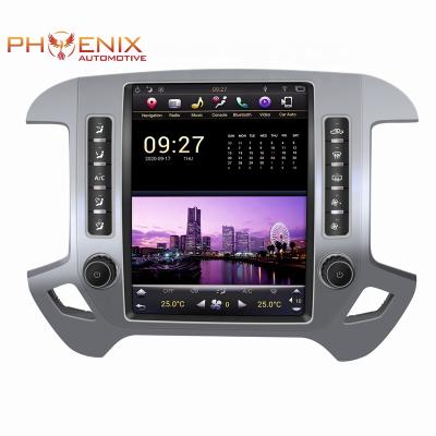 China 2022 Car 12.1inch Vertical Screen GPS Navigation HANDS-FREE PA DVD Player For 2014-2018 Chevy Silverado Gmc Sierra Tesla Radio for sale