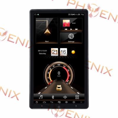 China Rotating Touch Screen PA 13.3 Inch Android 10 Vertical Touch Screen Car DVD Player Navigation Gps System 2/1 Rotating Din For Universal Car Radio for sale