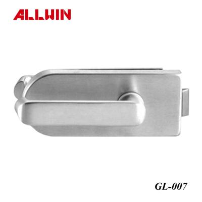 China Stainless Steel Glass Mounted Passage Locks Glass Door Locks Glass Locks for sale