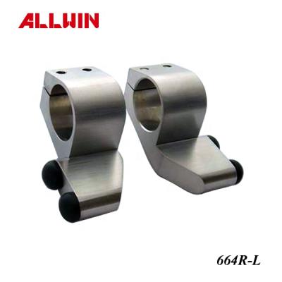 China Modern Stainless Steel Rail Header Left & Right Top Cap for sale