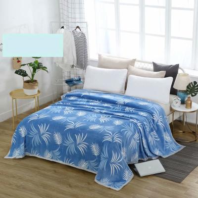 China Super soft printed anti-pilling 100 polyester flannel blanket for sale