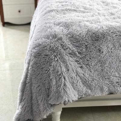 China Anti-pilling Super Soft Luxury Blanket Throw , Faux Fur Plush Couch Throws for sale