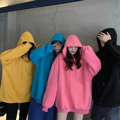 China Anti-Wrinkle Solid Color Fashion Design Lady Coat High Quality Plain Women Cotton Hoodies OC194 for sale