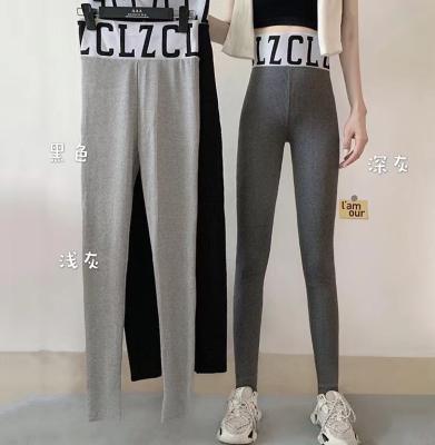 China Anti-wrinkle Korea fashion design lady hotsell solid color women tight legging pants OC196 for sale