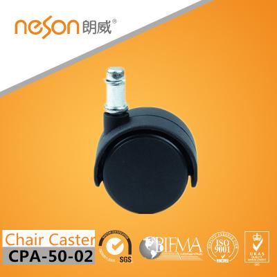 China Office Furniture Chair Caster And Nylon Chair Wheels With Roller Bearing for sale