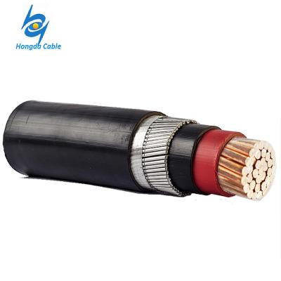 China Single Core Construction 95mm XLPE / SWA / PVC / DC Power Electrical Cable 95mm2 for sale