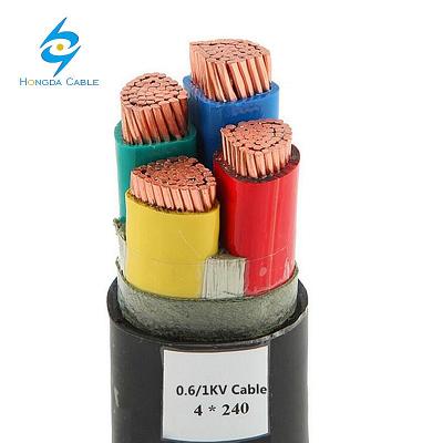 China Underground 3 Sq Mm Armored Cable 120mm Square Wire XLPE 4 Core 95 Copper Cable 120mm for sale