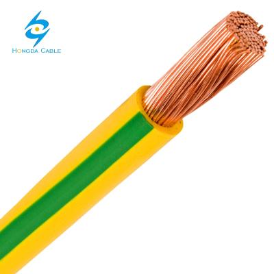 China Construction 600/1000V 120mm Single Core PVC Insulated Copper Earthing Cable for sale