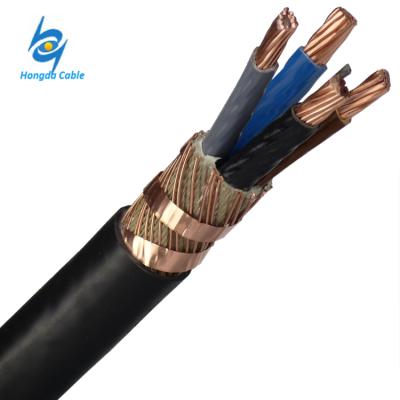 China 0.6/1kv NYCWY Underground PVC Insulated And Sheathed Heavy Current Cable With Concentric Copper Conductor for sale