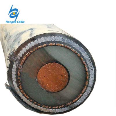 China Construction Cable High Voltage HV 300mm2 XLPE Single Core Underground Power Cable 110kv 132KV for sale