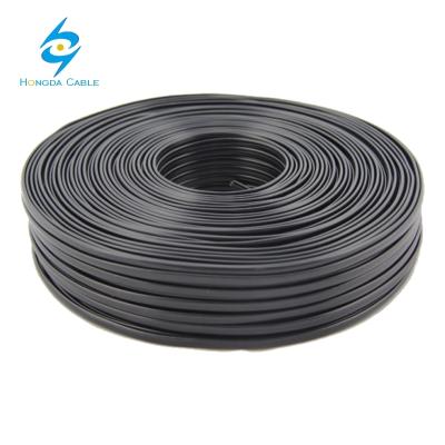 China Expandable Overhead Cord 2 Steel Core 0.71mm 0.81mm Drop Wire Coated Copper Telephone Wire for sale