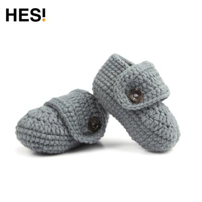 China Handwoven Massage Newborns Prewalker Wool Casual Shoes Baby Knitted Shoes for sale