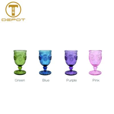 China One Stop Wedding Vintage Goblet Durable Glass For Sale for sale