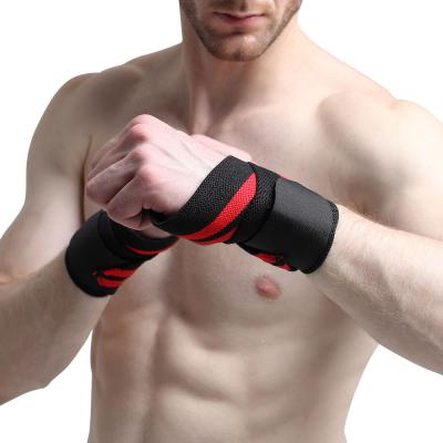 China Easy Put On Adjustable Custom Logo Men's Cricket Gym Fitness Sport Elastic Wrist Band for sale