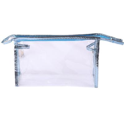 China Waterproof promotional plastic clear transparent cosmetic bag Bolsa de maquillaje PVC bag cosmetic bags for women for sale