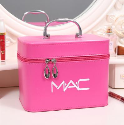 China Large Capacity Women Lace Cosmetic Bag Travel Make Up Storage Organizer Beauty Box Makeup for sale