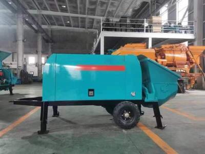 China Trailer Mounted Concrete Pump Design Stone Concrete Trailer Pump Homemade for sale