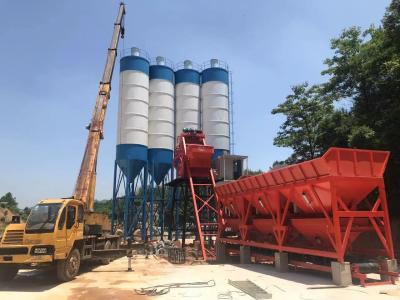 Cina Impianto automatico di batch batching Wet Mix 25 35 50 75 Cumhr Piccolo impianto Rmc in vendita