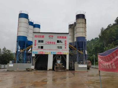 China HZS180 Cement Mixing Station with Advanced Control System and JS3000 Twin-shaft Concrete Mixer Te koop