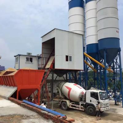 China Vollautomatische kleine Aufzugs-Mini-Betonbatching-Anlage Hopper zu verkaufen