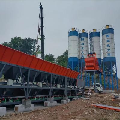 China Stationary Batching Plant Wet Mix Concrete Batch Plant Dry for sale