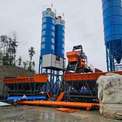 China Hzs35 Ready Dry Mix Concrete Batch Plant and Js750 Mixers for Sale Te koop