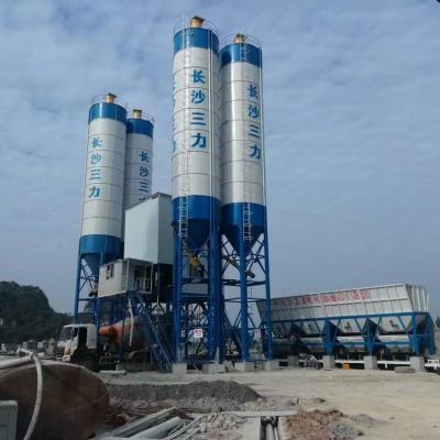 China Bucket type Volledig automatische gordelvoeding Hopper Bucket 100-120m3/h Betonbatching Plant Voor spoorbruggen Te koop